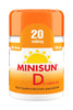 MINISUN D-vitamiini 20 mikrog purutabletti