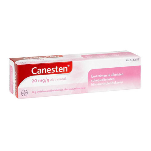 CANESTEN 20 mg/g emätinvoide hiivan hoitoon 20 g