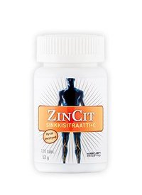 ZINCIT sinkkisitraatti+C 120 tablettia