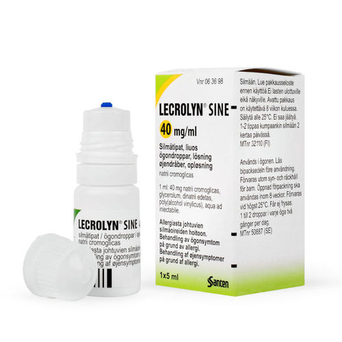 LECROLYN SINE silmätipat allergiaan 5 ml
