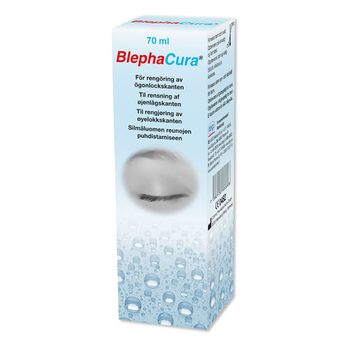 BLEPHACURA liposomiliuos silmäluomen reunojen puhdistamiseen 70 ml **
