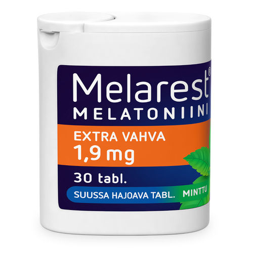 * * MELAREST EXTRA VAHVA 1,9 mg minttu suussa hajoava tabletti