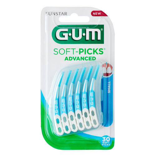 * * GUM SOFT-PICKS ADVANCED SMALL hammasväliharja