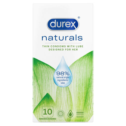 * * DUREX NATURALS kondomi 10 kpl **