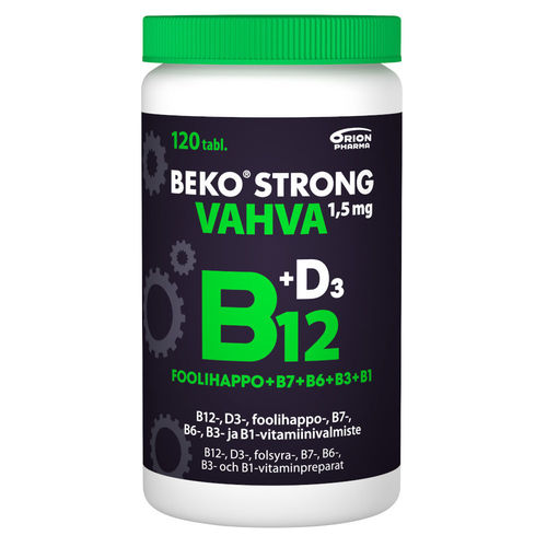BEKO STRONG B12 VAHVA 1,5 mg 120 tabl