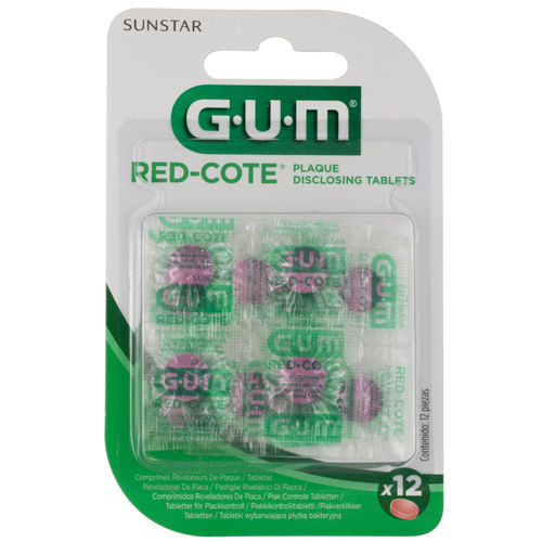 GUM RED-COTE väritabletti 12 kpl