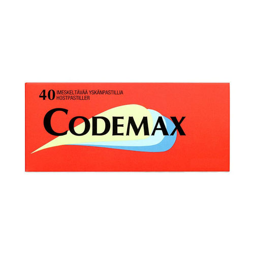 CODEMAX imeskeltävä kurkkupastilli 40 pastillia