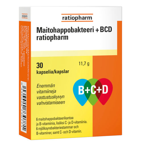 MAITOHAPPOBAKTEERI +BCD ratiopharm