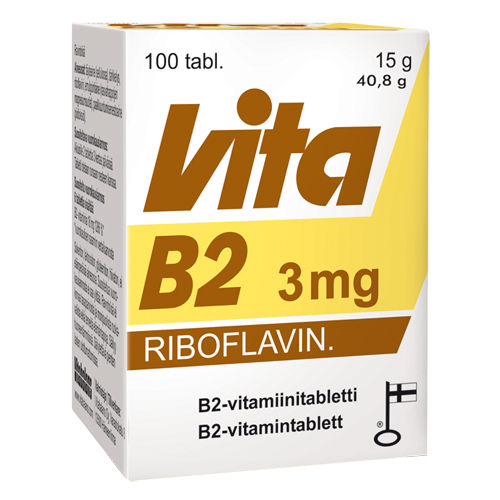 VITA-B2 3 mg 100 tablettia
