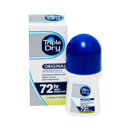 TRIPLE DRY ORIGINAL roll-on tuoksuton antiperspirantti 50 ml