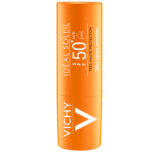 VICHY CAPITAL SOLEIL STICK SPF 50+ aurinkosuojapuikko herkille ihoalueille 9 g