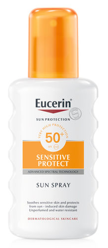EUCERIN SUN SENSITIVE PROTECT SPRAY SPF 50+ aurinkosuojasuihke 200 ml