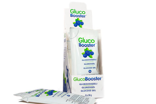 GLUCOBOOSTER glukoosigeeli 8x30 g