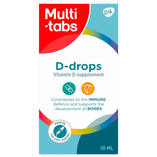 MULTI-TABS D-DROPS D3-vitamiini 10 mikrog 10 ml