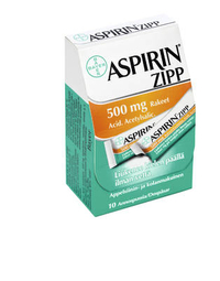 ASPIRIN ZIPP 500 mg rakeet