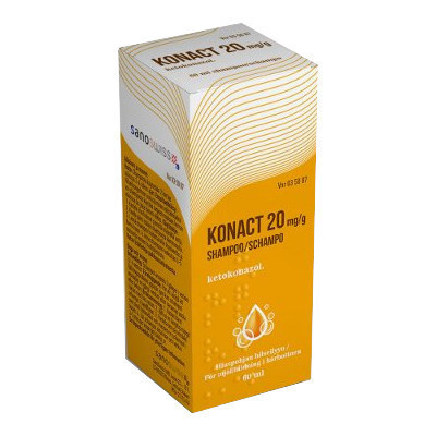 KONACT 20 mg/ml hilseshampoo 60 ml *