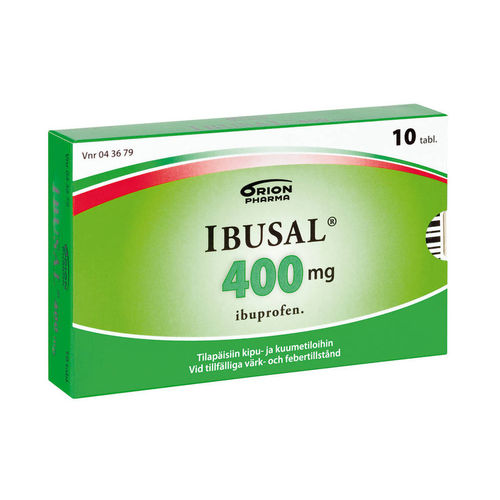 IBUSAL 400 mg 10, 20 tai 30 tablettia