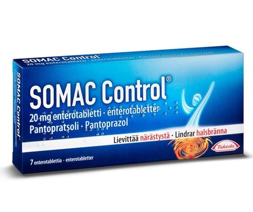SOMAC CONTROL 20 mg enterotabletti