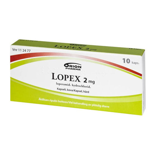 LOPEX 2 mg ripulilääke 10 kapselia