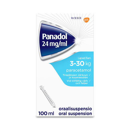 PANADOL 24 mg/ml oraalisuspensio 100 ml ja 200 ml