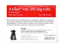 AXILUR VET 250 mg tabletti matolääke
