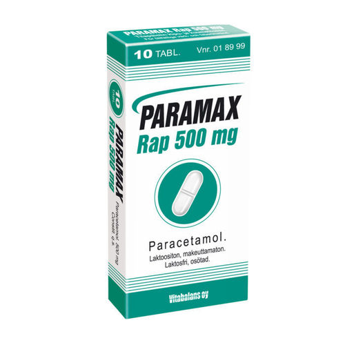 PARAMAX RAP 500 mg kipulääke tabletti