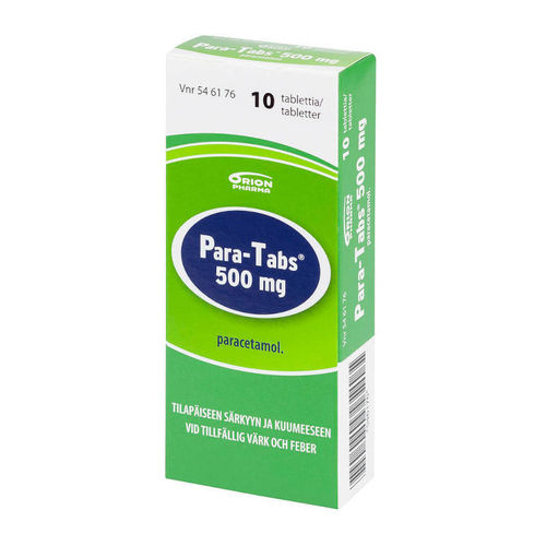 PARA-TABS 500 mg kipulääke tabletti