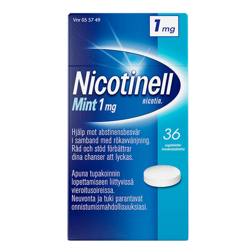 NICOTINELL MINT 1 mg imeskelytabletti