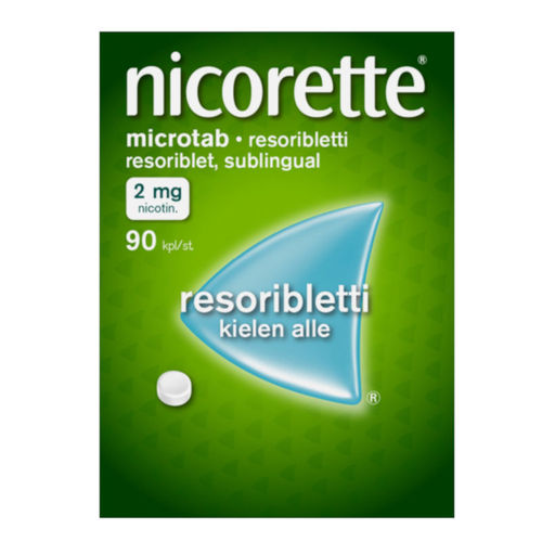 NICORETTE MICROTAB 2 mg 90 resoriblettiä