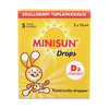 MINISUN DROPS D3-vitamiinitipat tuplapakkaus 2 x 10 ml