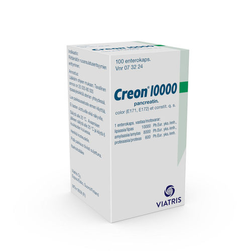 CREON 10 000 100 enterokapselia