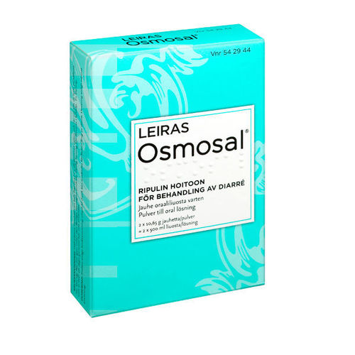OSMOSAL 2 x 10,65 g annosjauhe ripulin tukihoitoon