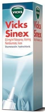 VICKS SINEX 0,5 mg/ml nenäsumute 15 ml