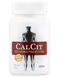 CALCIT + D3 500 mg/15 mikrog 100 tablettia