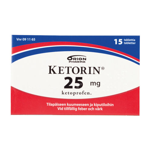 KETORIN 25 mg kipulääke 15 tablettia