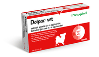 DOLPAC VET matolääke pienille (1-6 kg) koirille, 10 tablettia