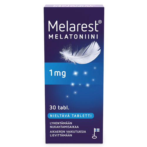 MELAREST 1 mg melatoniini nieltävä tabletti