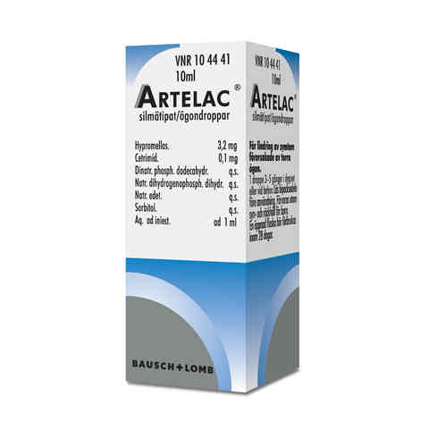 ARTELAC silmätipat, liuos 3,2 mg/ml 10 ml
