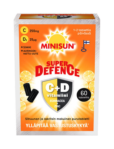 MINISUN SUPER DEFENCE 60 purutabletti