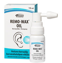 * * REMO-WAX OIL spray hoitava korvasuihke 15 ml