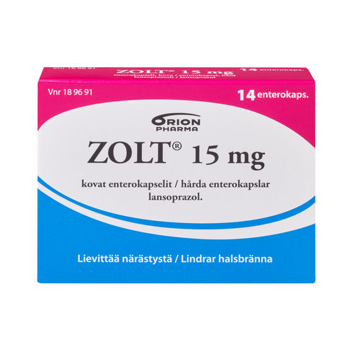 ZOLT 15 mg 14 enterokapselia