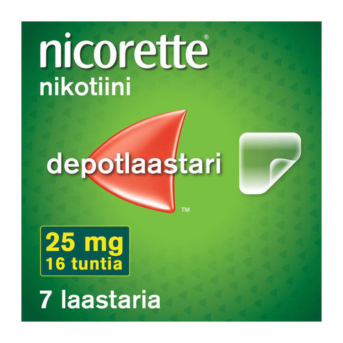 NICORETTE 25 mg/16 h depotlaastari