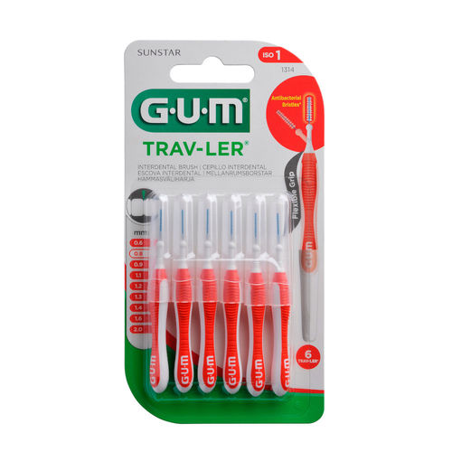 GUM TRAV-LER hammasväliharja 6 kpl