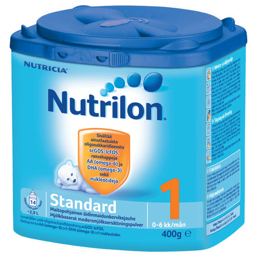 NUTRILON STANDARD 1 maitopohjainen äidinmaidonkorvike 400 g *