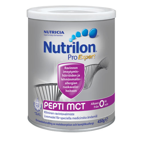 NUTRILON PEPTI MCT äidinmaidonkorvike imeytymishäiriöihin 400 g *