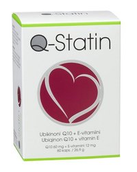 Q-STATIN Q10 + E-vitamiini 60 kaps *