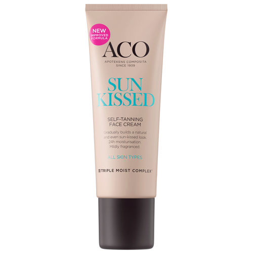 ACO SUN FACE SUNKISSED Self-tanning Cream itseruskettava kasvovoide 50 ml