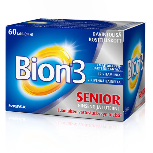 BION 3 SENIOR luontaisen vastustuskyvyn tueksi 60 tablettia