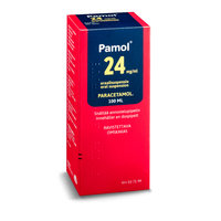 PAMOL 24 mg/ml kipulääke lapsille 100 ml