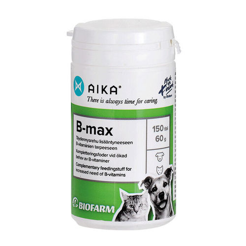 AIKA B-MAX B-vitamiinivalmiste koirille ja kissoille 150 tablettia **